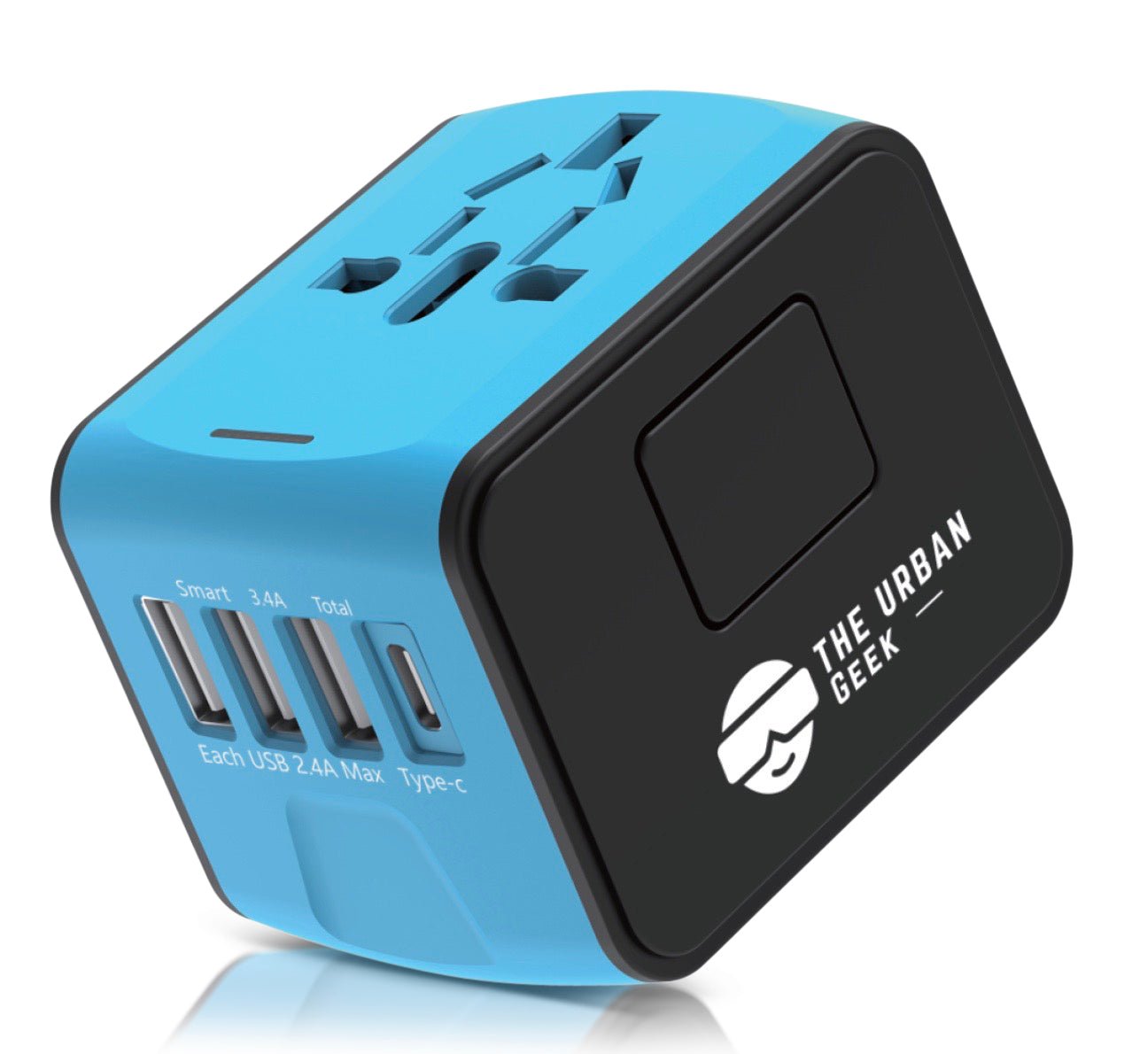 Fast-Charging International Adapter for Travelers - TheUrbanGeek