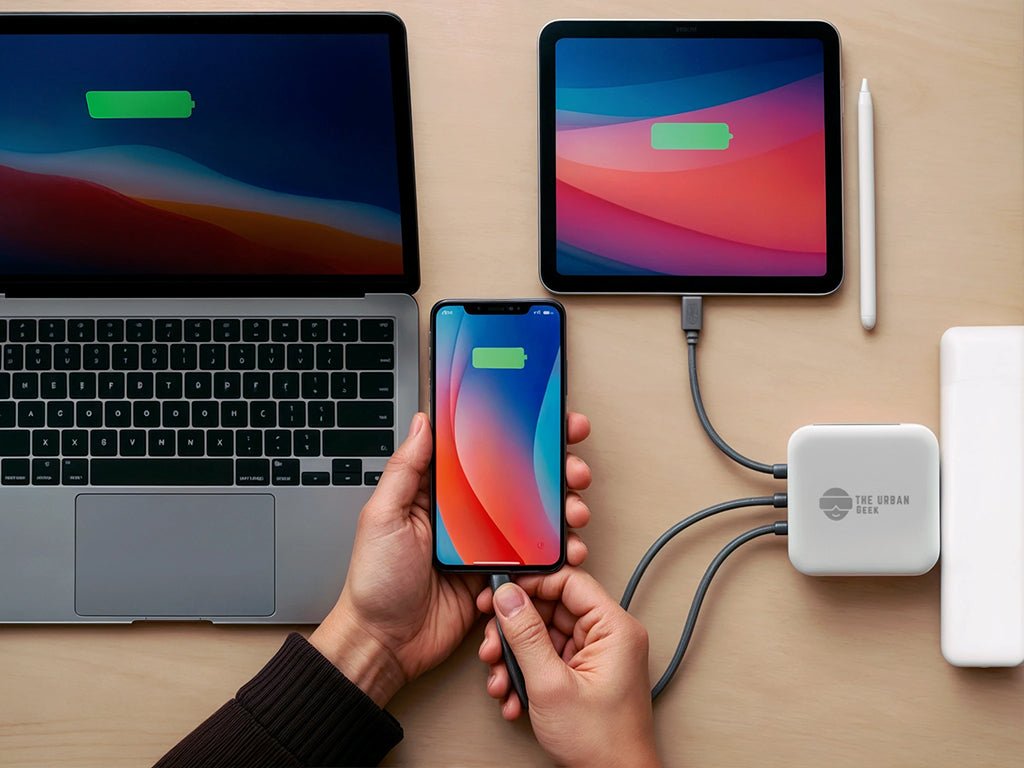 How to Safely Charge Multiple Devices with a Laptop Power Adapter - TheUrbanGeek