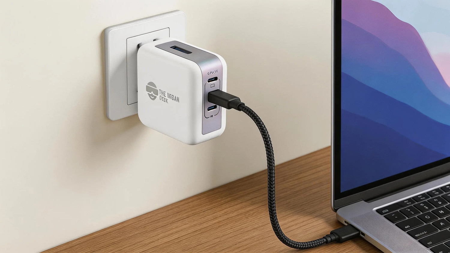 PowerPort 100W is a multiport GaN Charger, reduces cluttered and supports charging 4 devices at the same time.