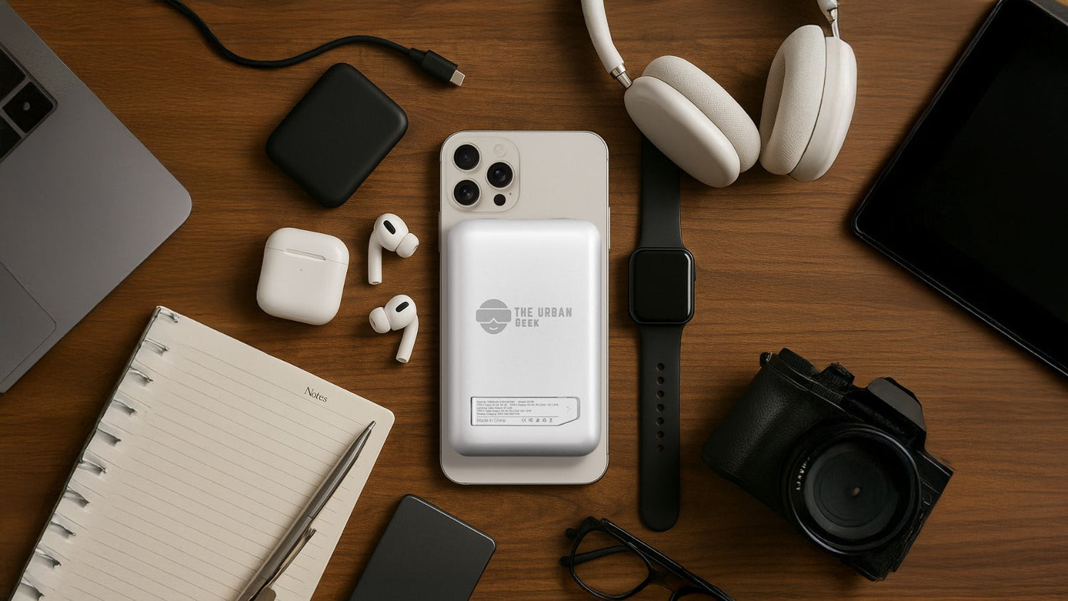- travel power bank - portable charger - travel technology - iPhone travel accessories - wireless power bank - carry-on essentials - travel charging
