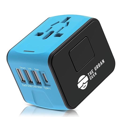 PowerPort Travel -  International Travel Adapter Blue