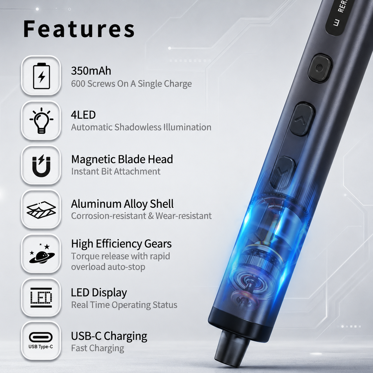 FixMate Pro – 78-in-1 Precision Electric Screwdriver