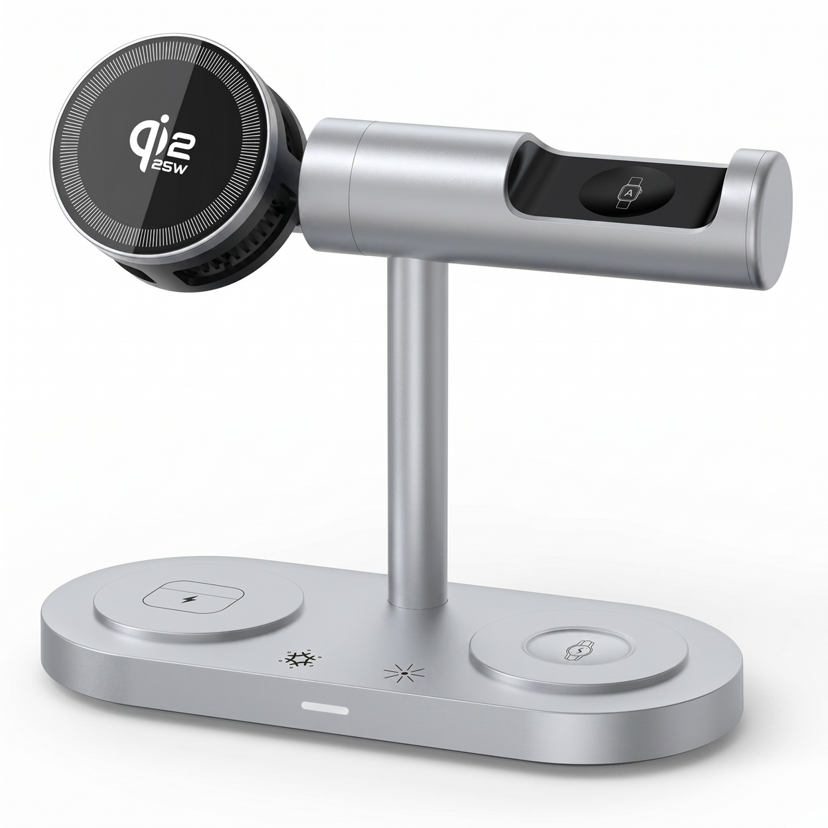 FlexAura - Qi2.2 | 25 Watts Nightstand Charger for Apple and Android