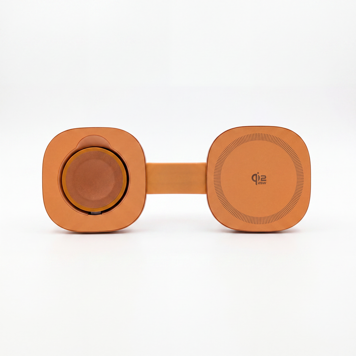 FlexMini Duo in Orange, open, top view
