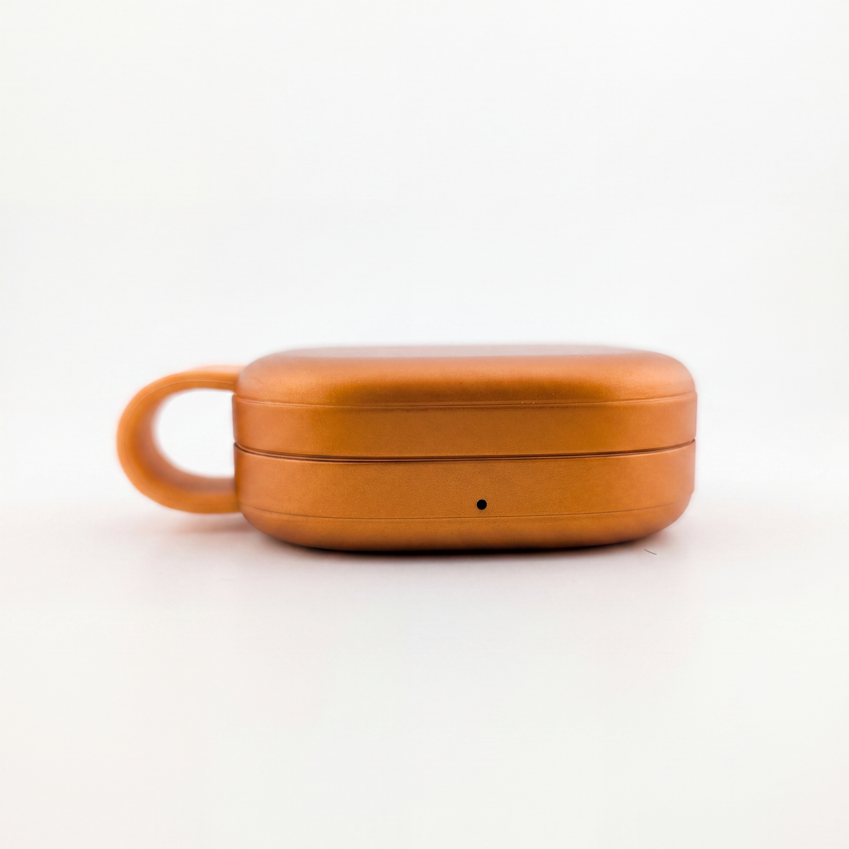 FlexMini Duo in Orange, folded, side view