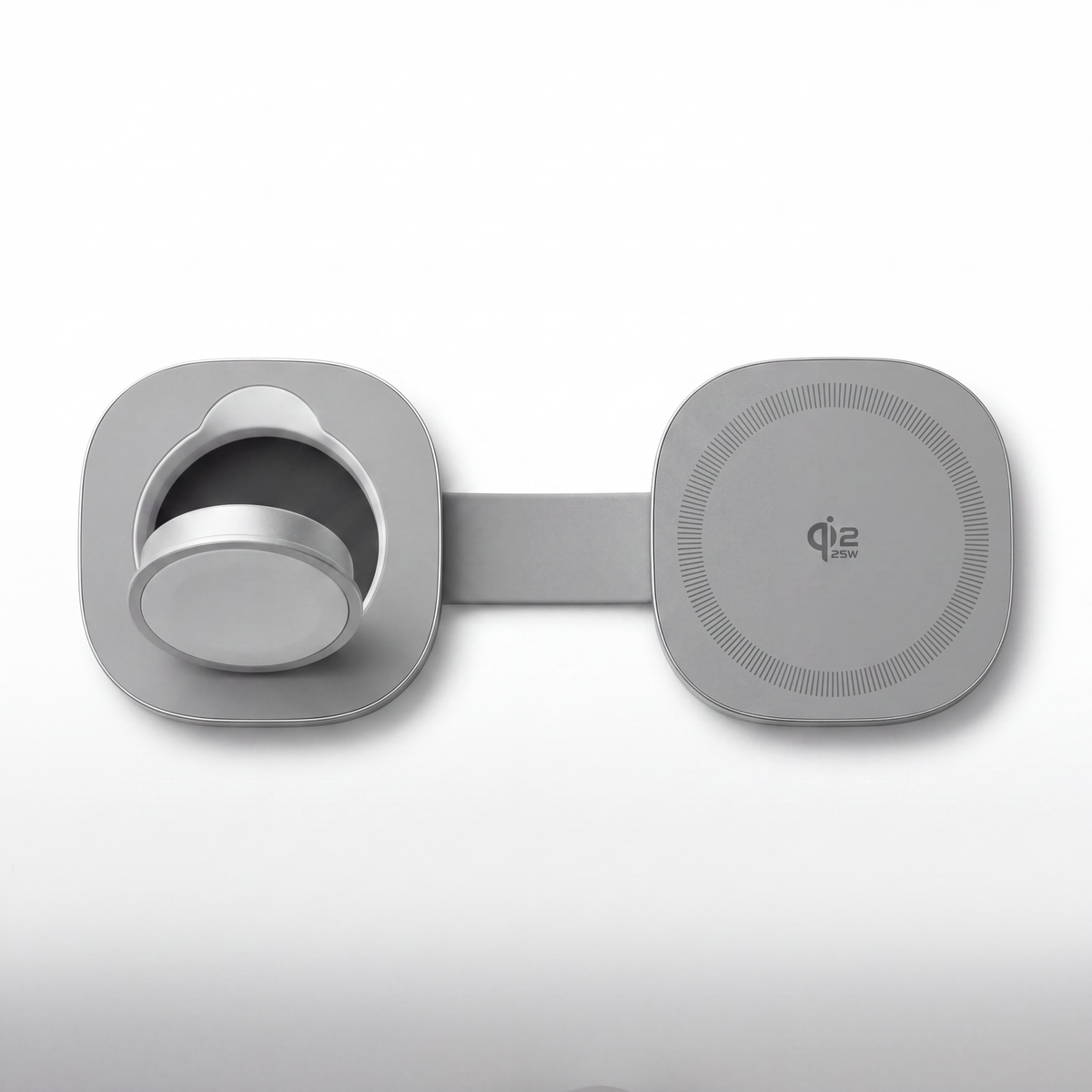 FlexMini Duo wireless charger open, top view