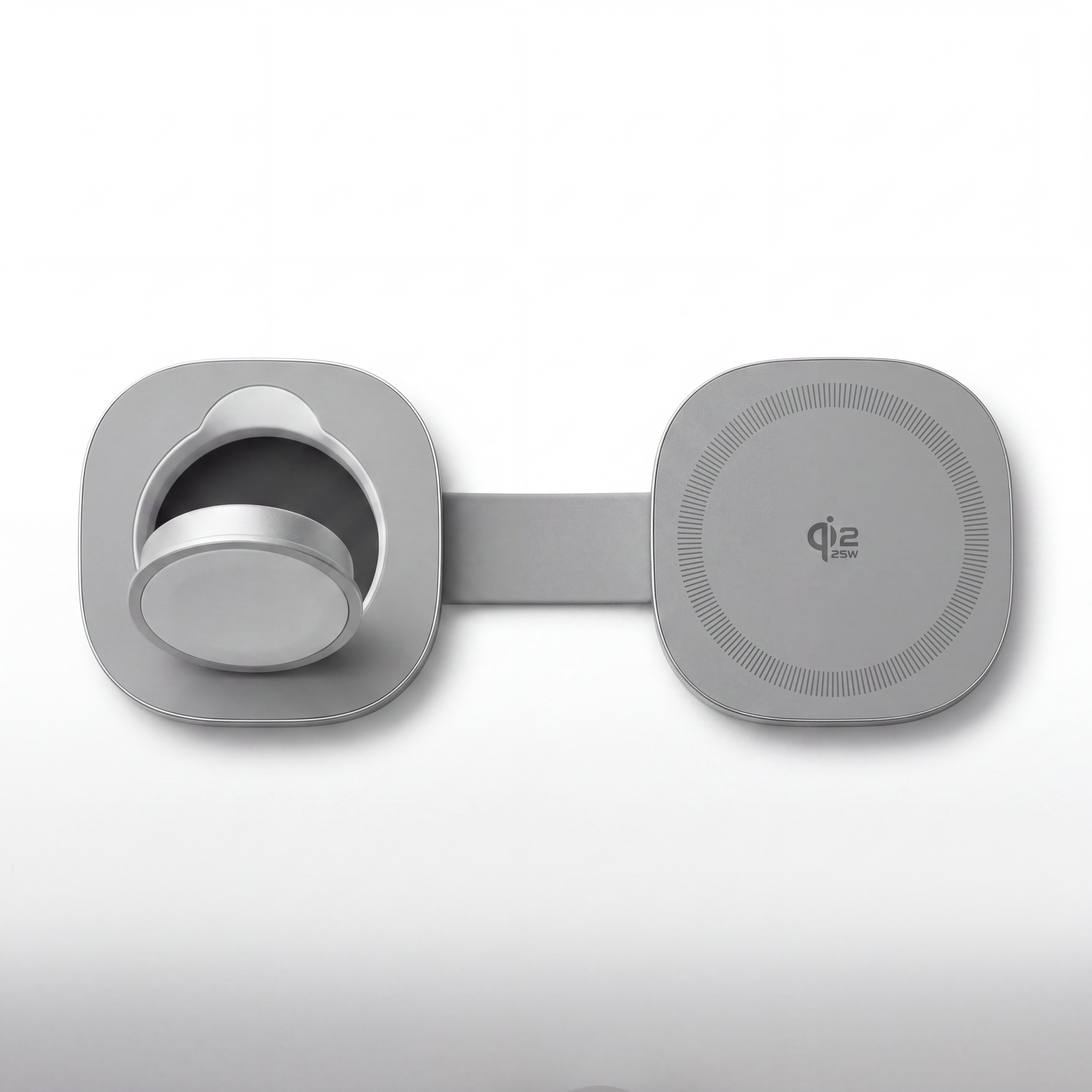 FlexMini Duo wireless charger open, top view