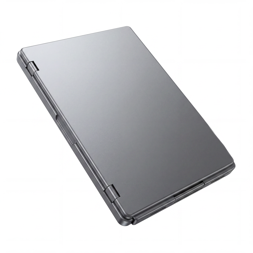 FlexScreen 3 folding flat and then unfolding into three screens