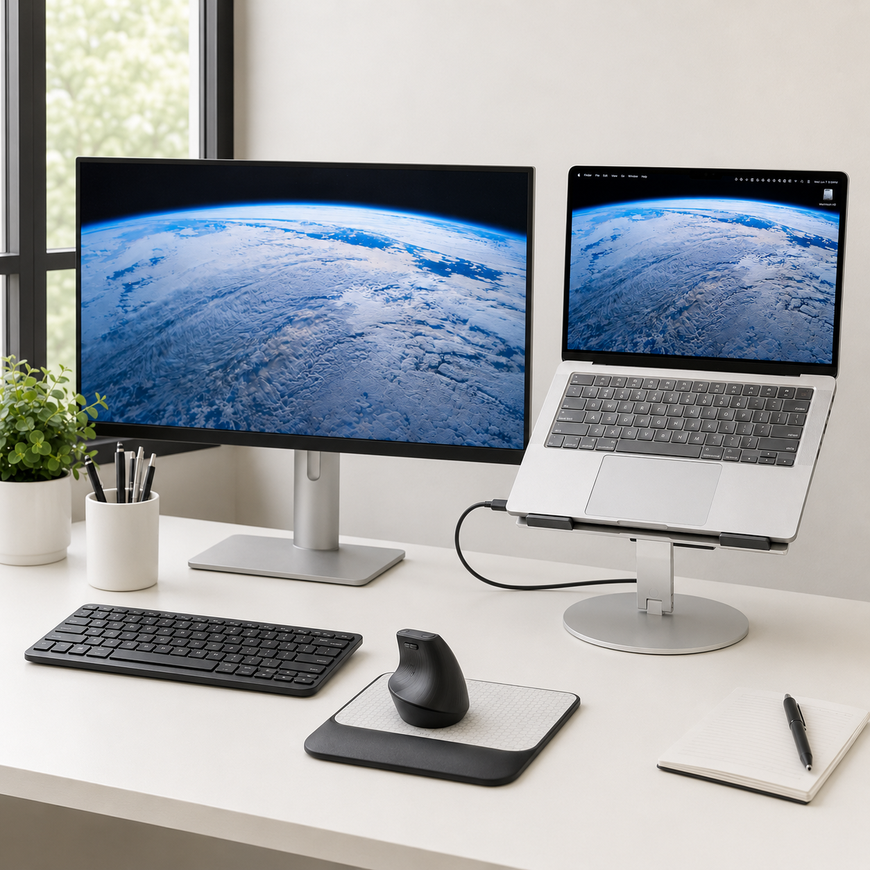 FlexStand 6-in-1 USB-C docking station stand The Urban Geek product view