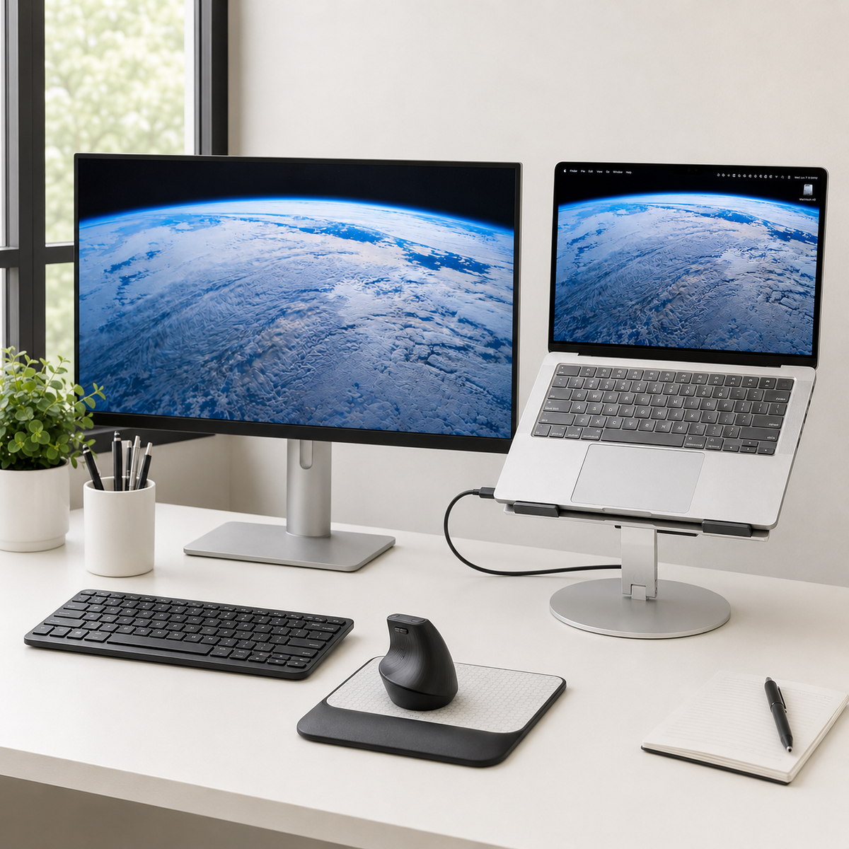 FlexStand 6-in-1 USB-C docking station stand The Urban Geek product view#Style_FlexStand - Laptop Stand