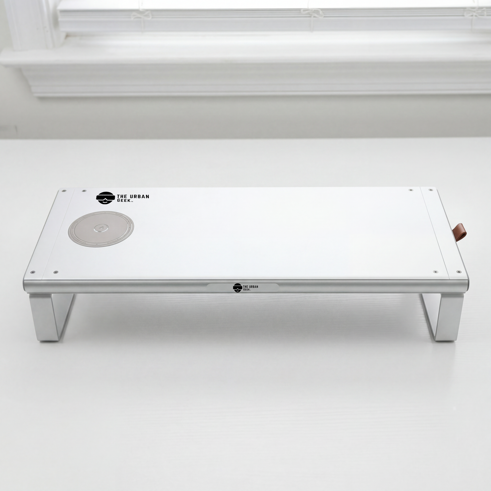 FlexRise 6-in-1 monitor riser docking station front view#Style_FlexRise - Desktop Riser