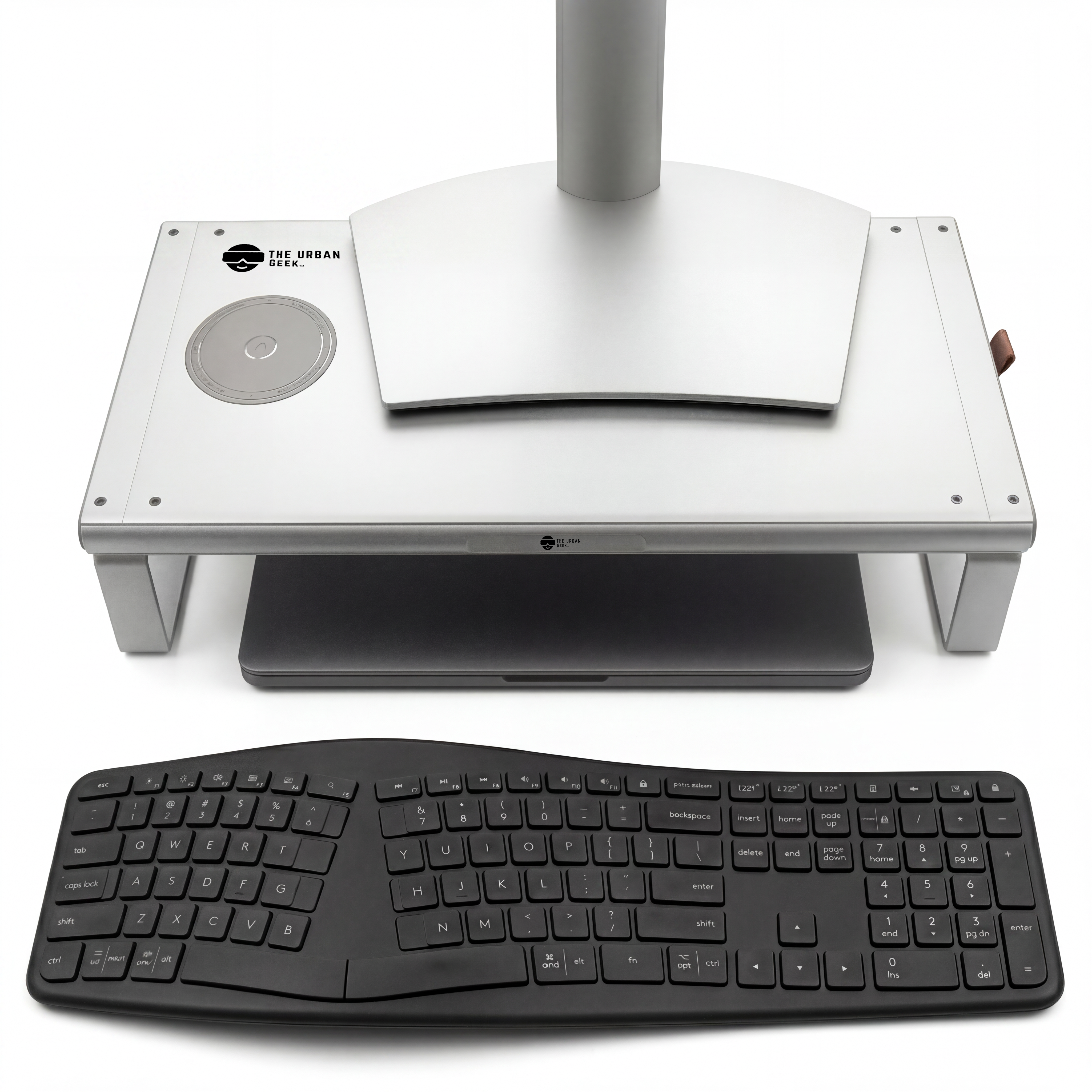FlexRise monitor riser top angle view#Style_FlexRise - Desktop Riser