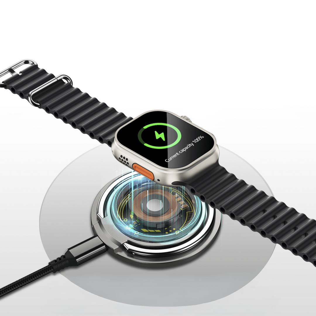 FlexRing - Qi 3 - in - 1 Magnetic Ring Stand Wireless Charger - TheUrbanGeek