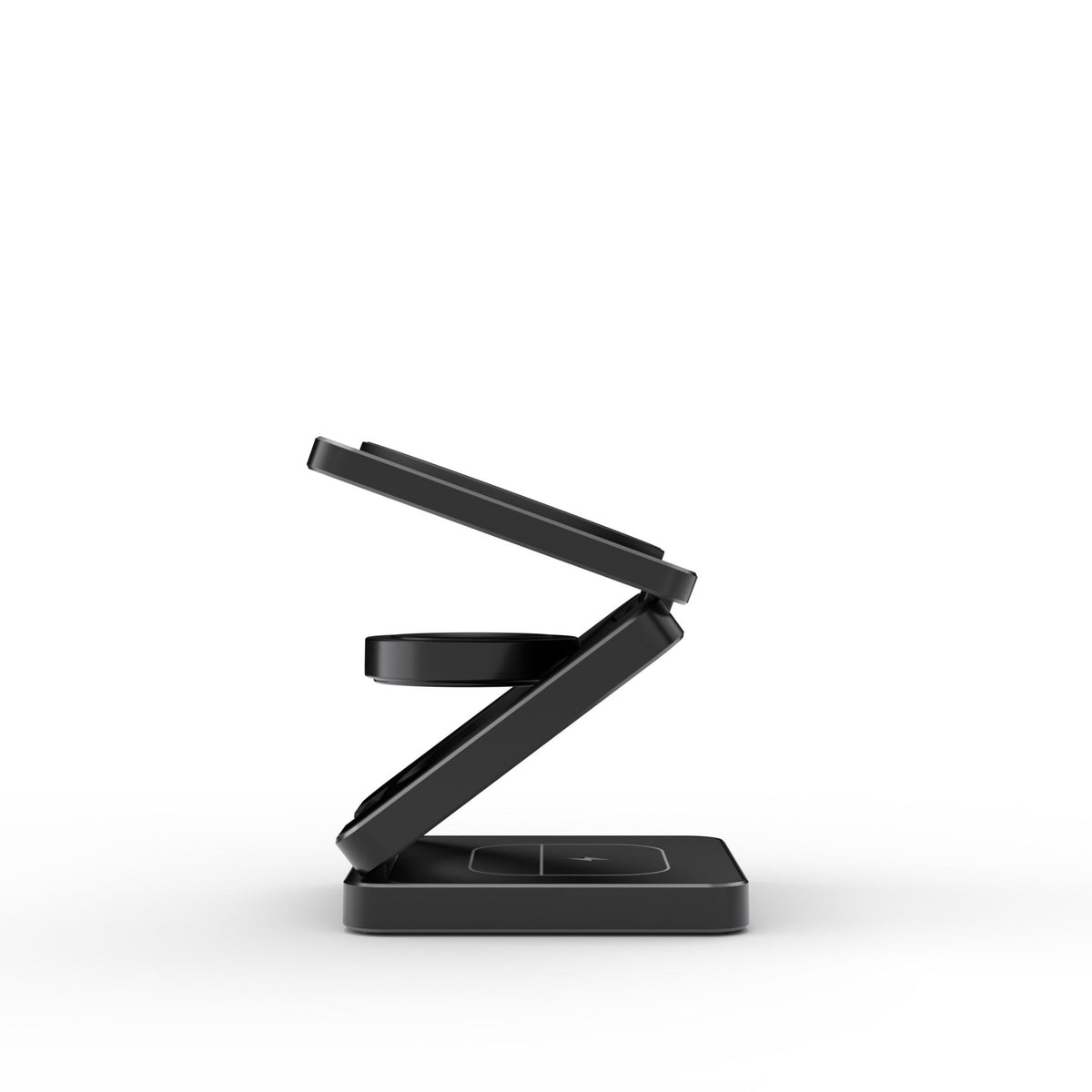 FlexCube Lightweight Qi2 3-in-1 travel wireless charger - Black - The Urban Geek