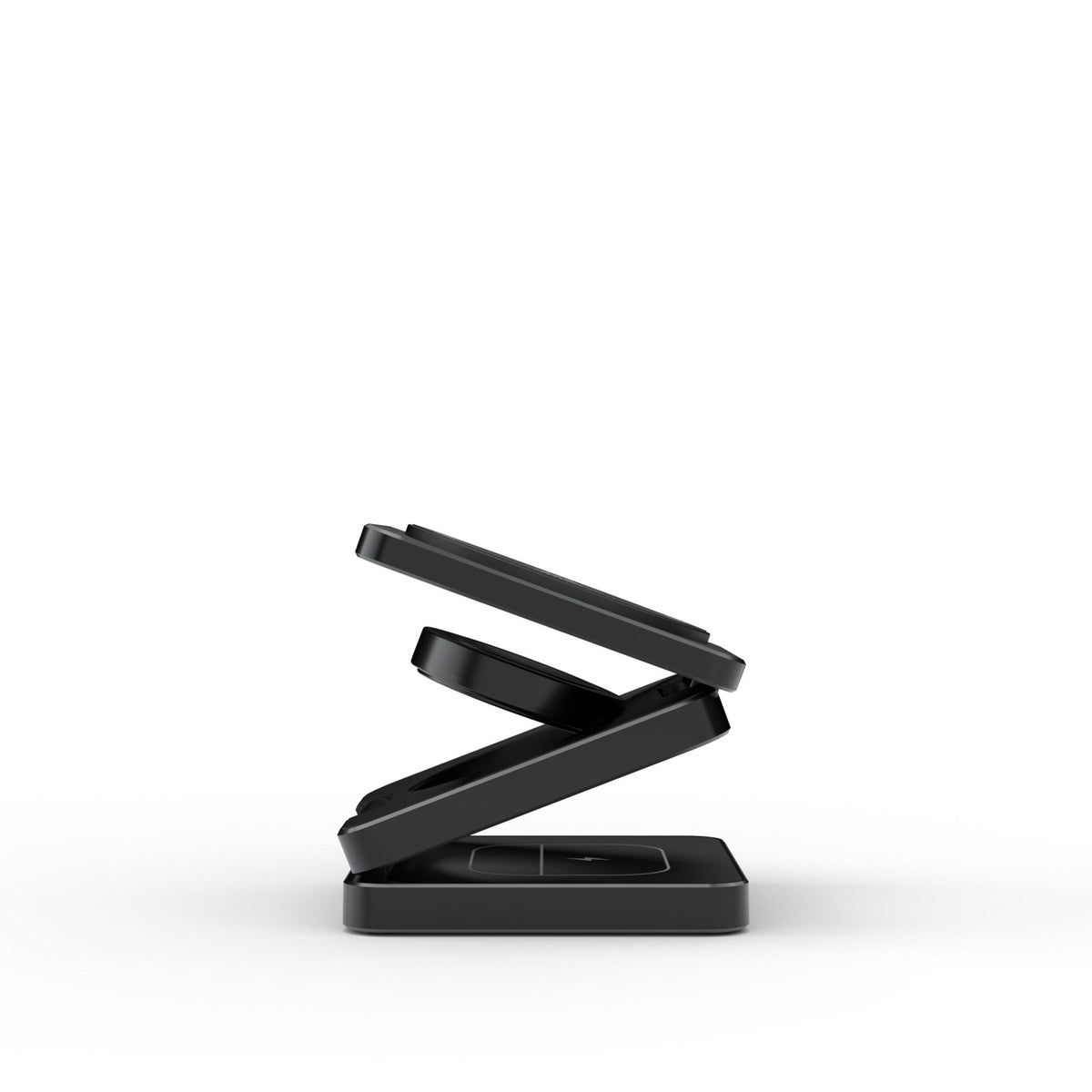 FlexCube Lightweight Qi2 3-in-1 travel wireless charger - Black - The Urban Geek
