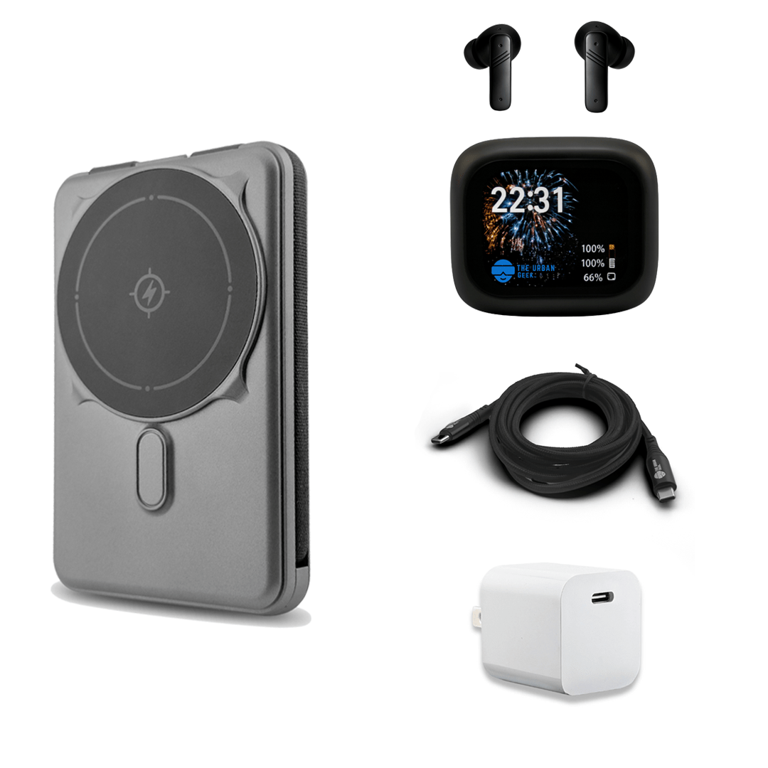 The Urban Geek Daily Commuter Premium Tech Bundle - Gray