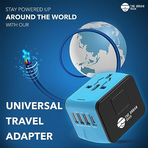 PowerPort  Travel - International Travel Adapter - Works in 180+ Countries, USA, Europe, Asia, India